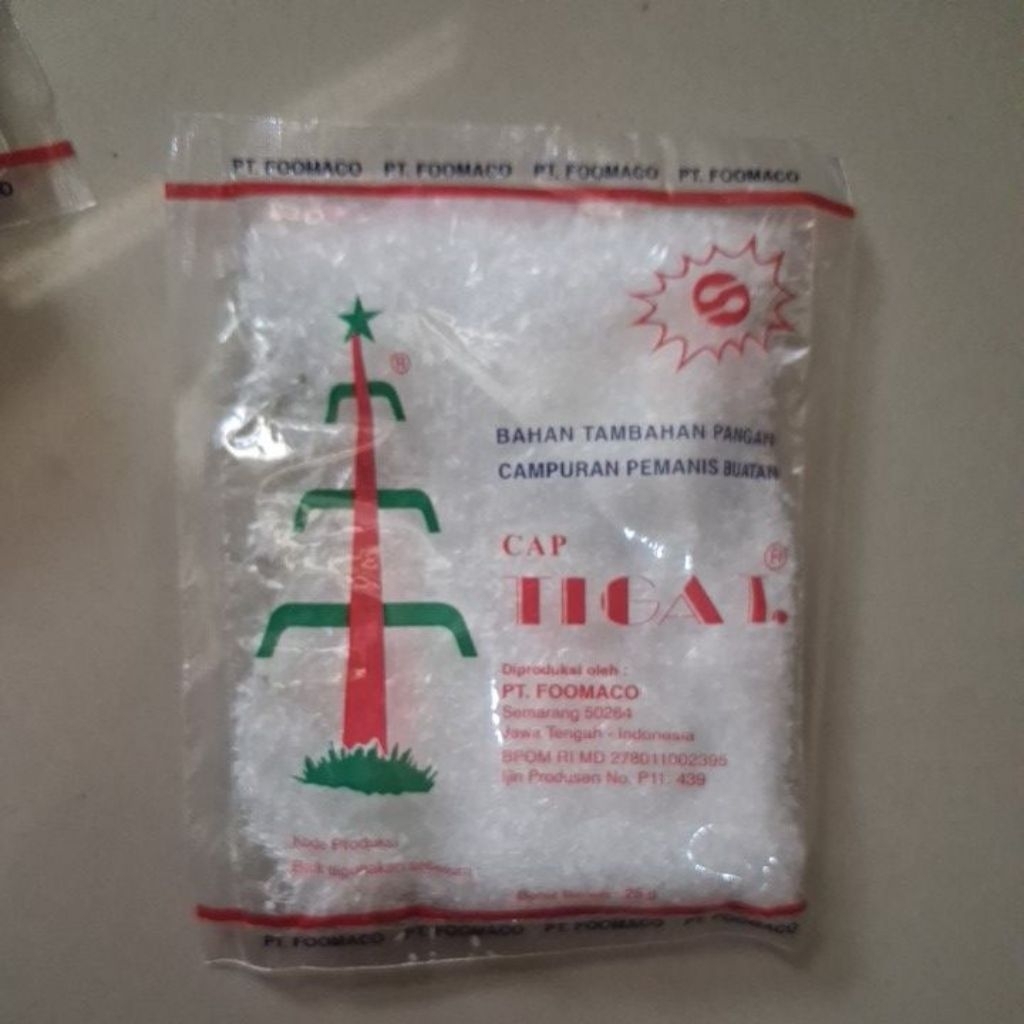 

Pemanis buatan TIGA T (3T) 1 PCS