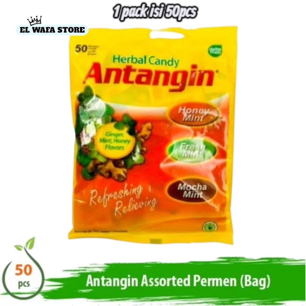 

Permen Antangin Herbal Candy 1pack Isi 50pcs