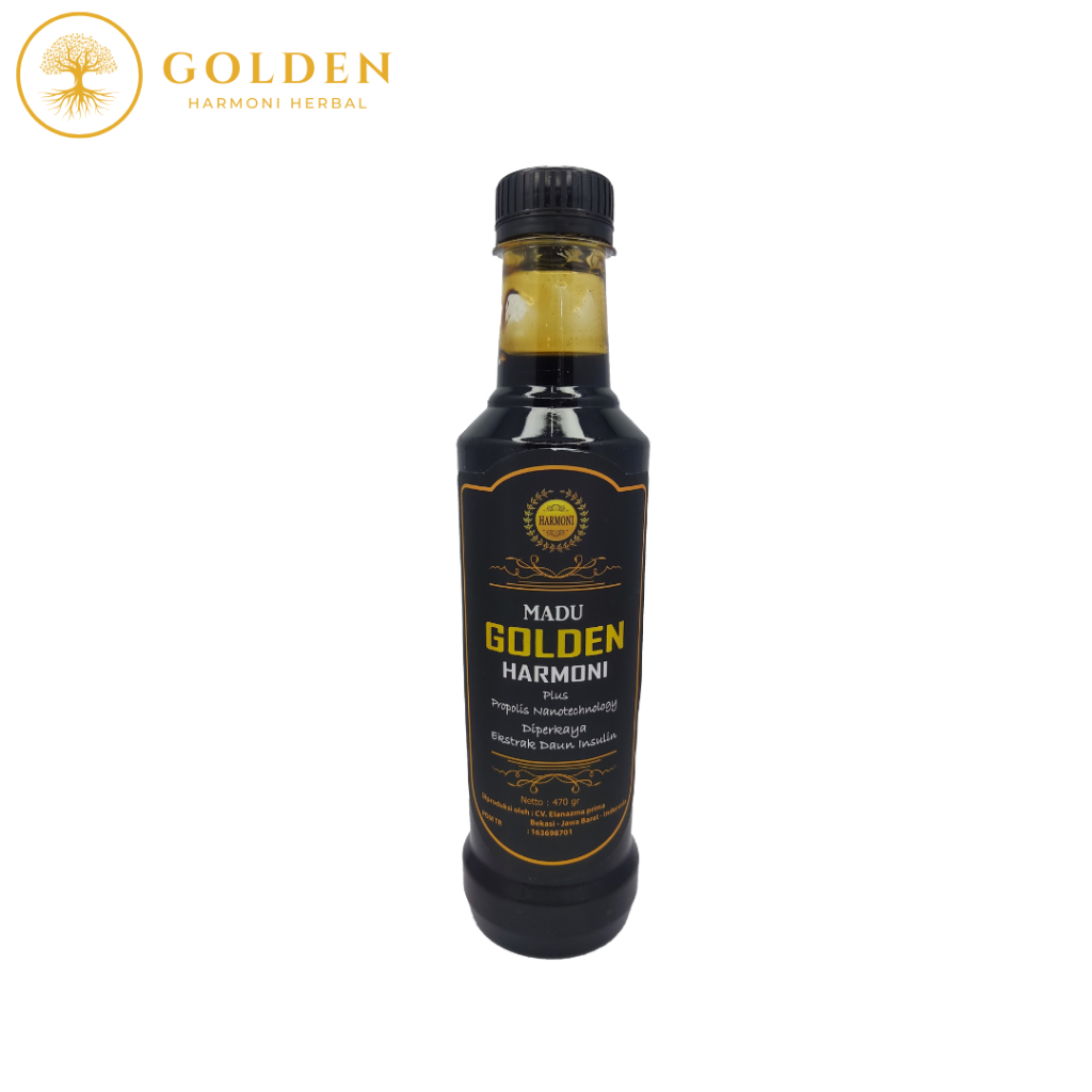 

Madu Hitam Pahit Madu Golden Harmoni 470 Gram