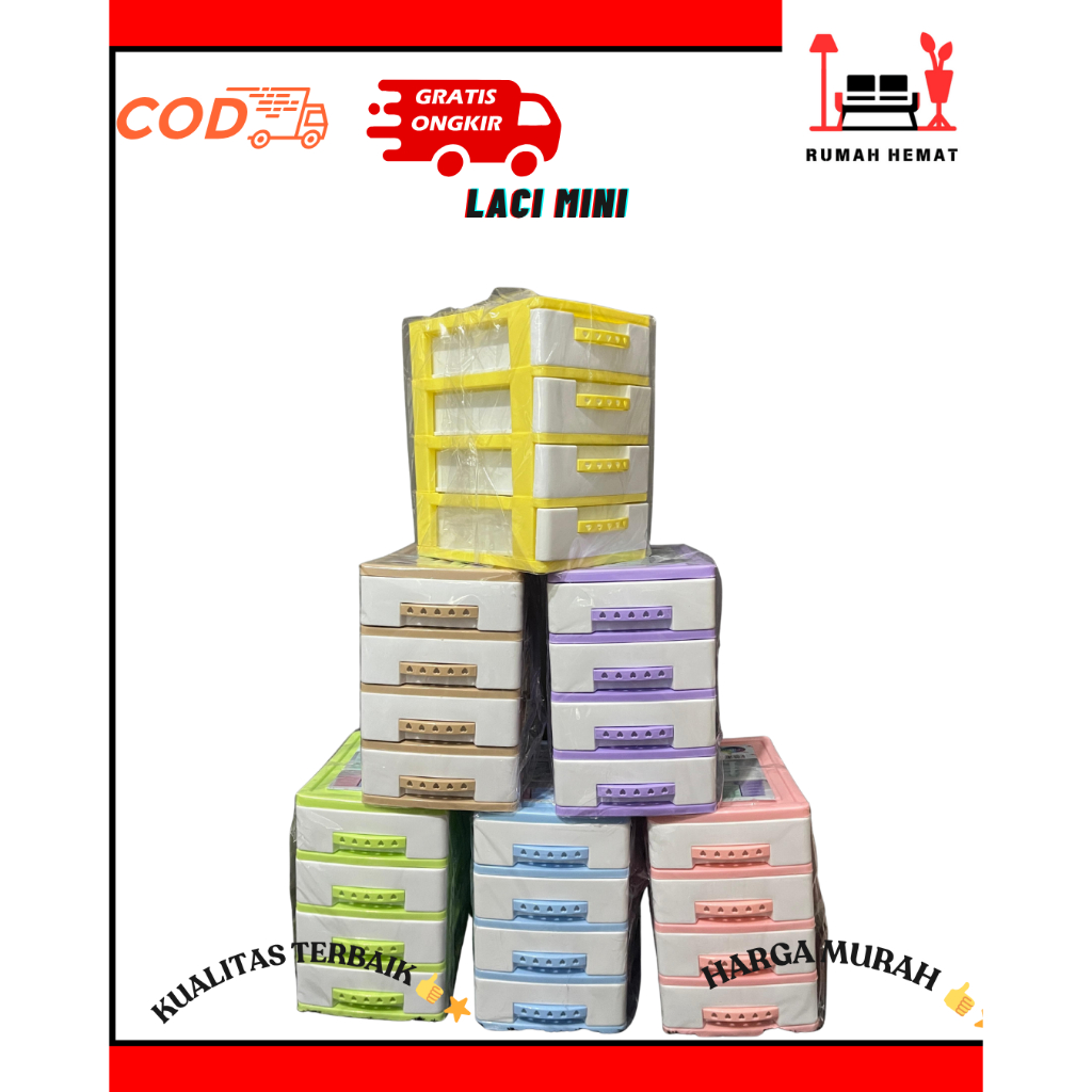 LACI Mini Container /| Laci mini susun  | Rak Penyimpanan Serbaguna susun mini