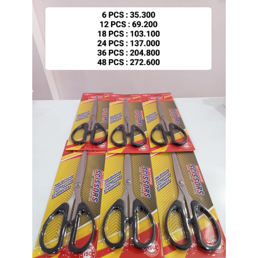 

6pcs Gunting M2000 Besar A 180 Lusinan