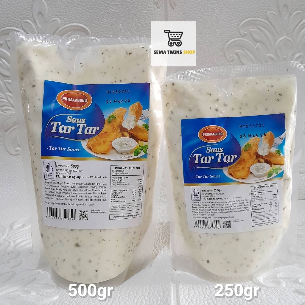 

Saus TAR TAR Prima Agung 250gr /500gr