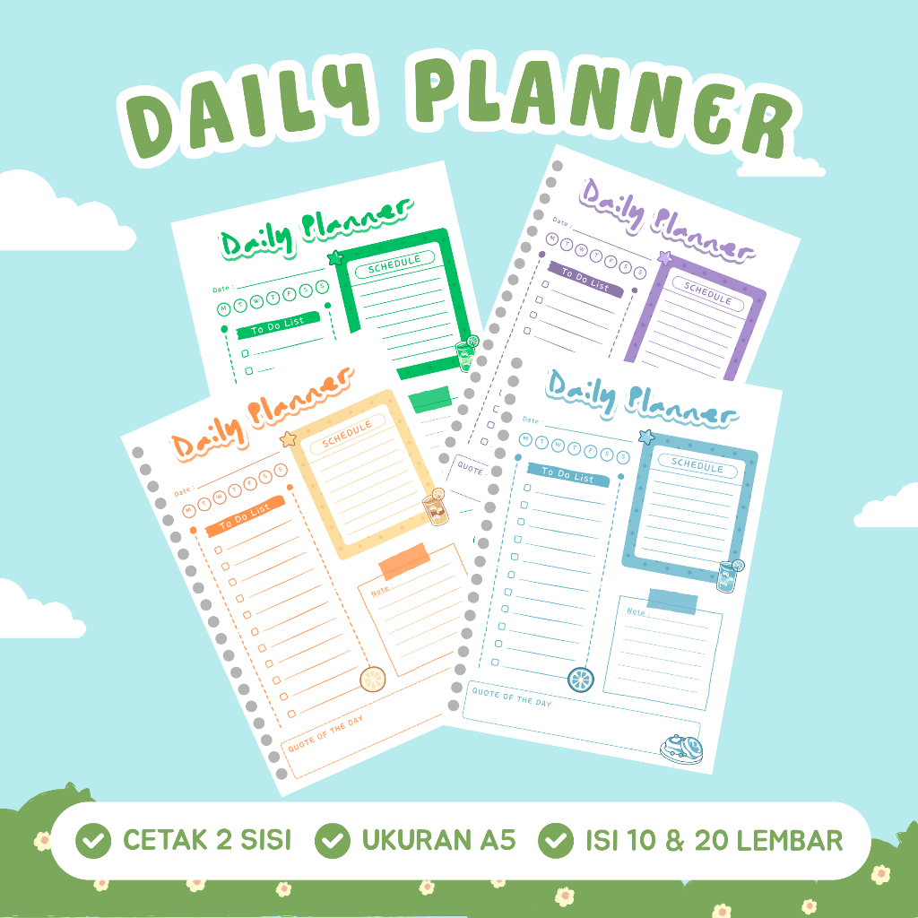 

Daily Planner/Isi Binder/Daily Planner A5/Loose Leaf