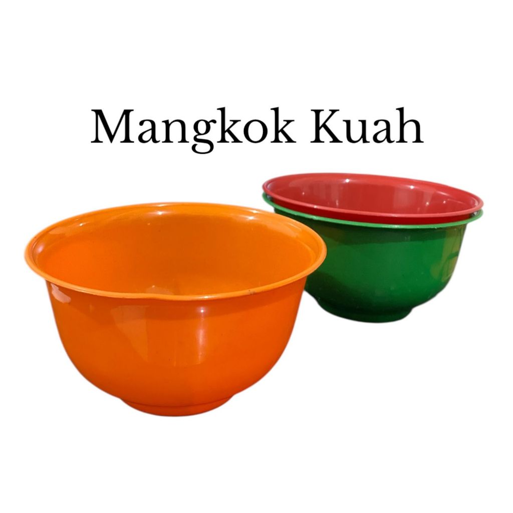 2 Lusin / 24 Pcs Mangkok Kuah / Mangkok Cuci Tangan Plastik Cetakan Nasi Murah Tebal