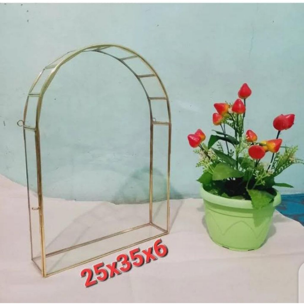 terarium box mahar kaca