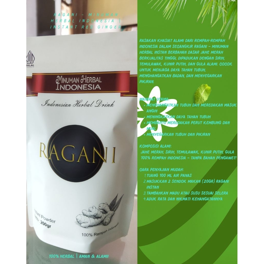 

Minuman Kesehatan Herbal Jahe Merah Ragani