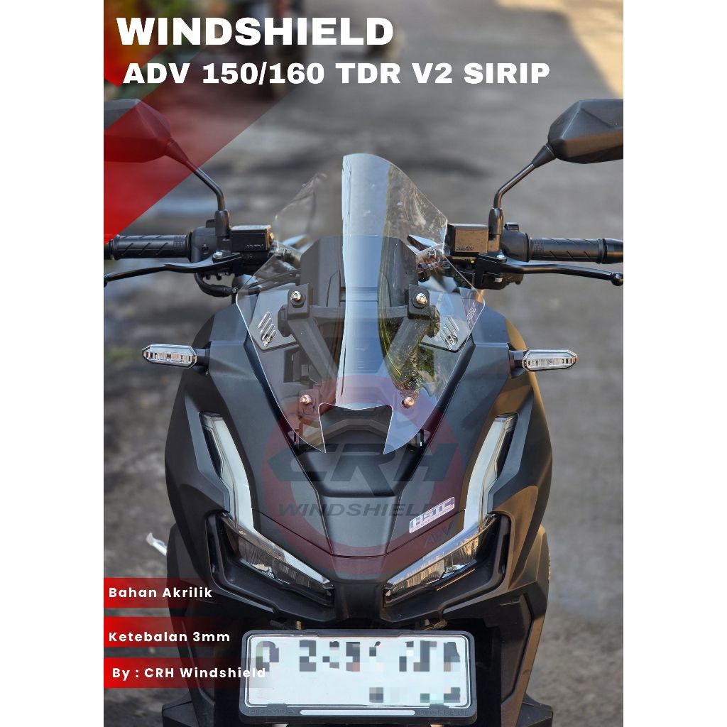 Windshield Honda ADV 150 | Visor ADV 160 | ADV 160 | Windshield Honda ADV 160 | TDR