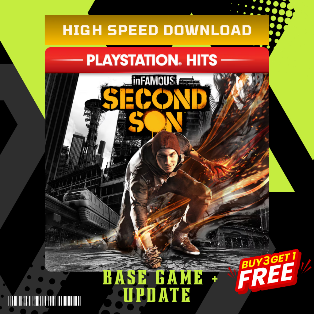 inFAMOUS Second Son – Game PS4 HEN Digital (Format PKG) | Full Version