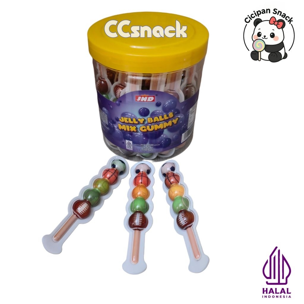 

JND JELLY BALLS MIX GUMMY TOPLES ISI 30