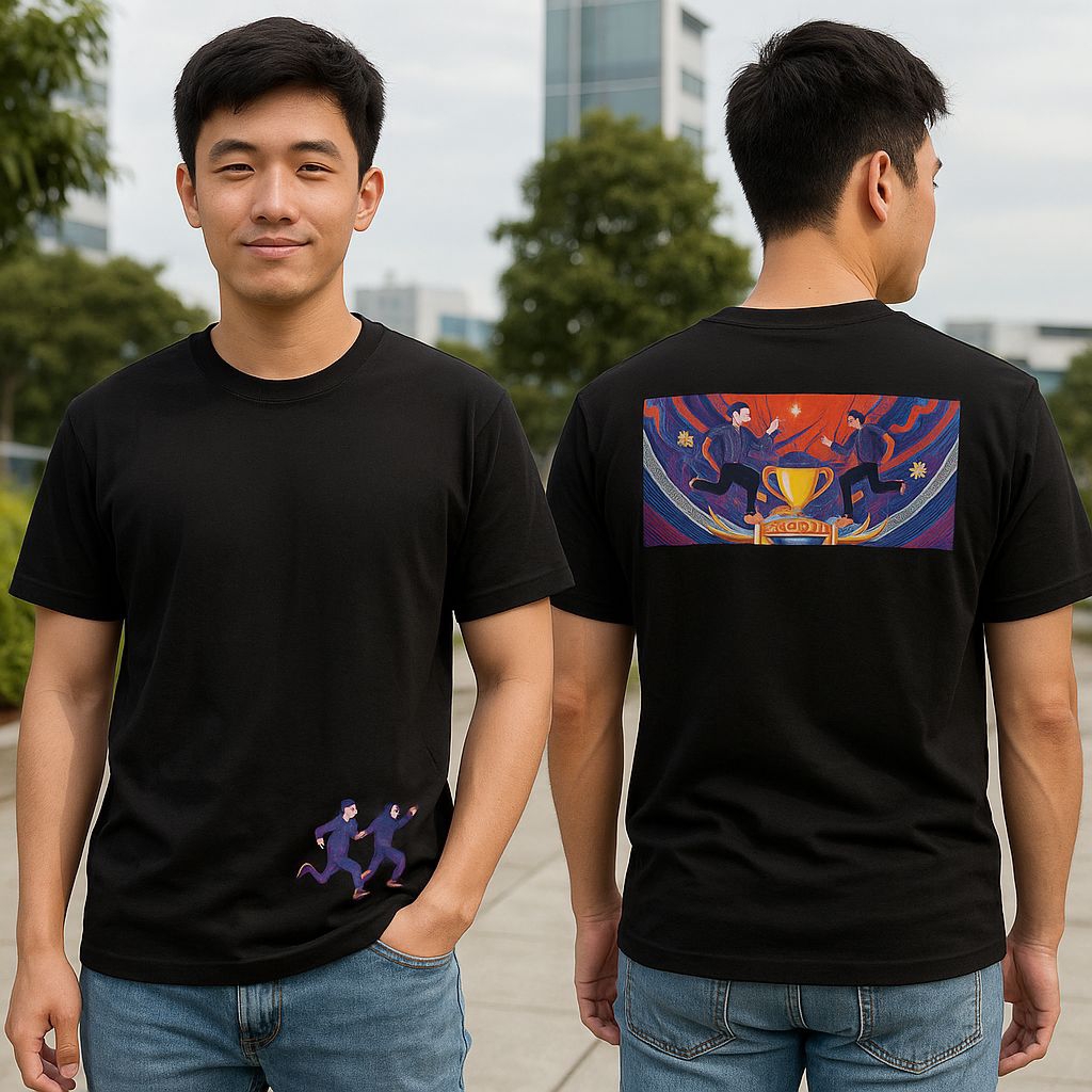 KAOS T-SHIRT INDOMARET JUARA WARNA HITAM