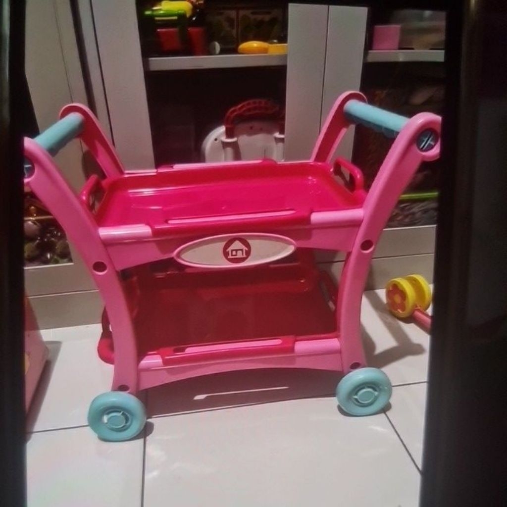 preloved mainan anak elc tea trolley