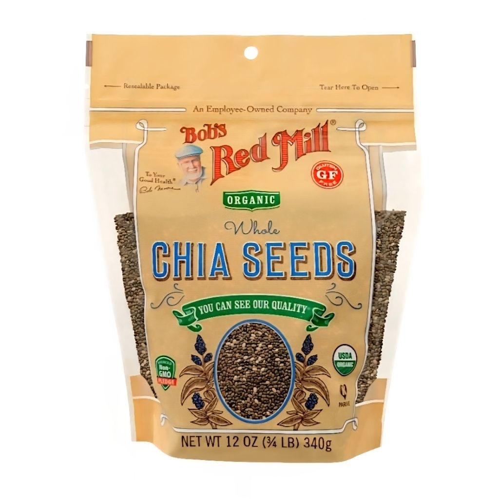 

Bob's Red Mill | Organic Whole CHIA SEED - 340gr | GLUTEN FREE Biji Chia