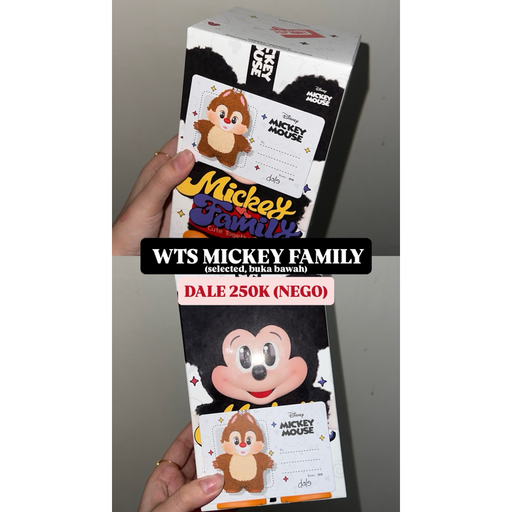 KEYCHAIN MICKEY FAMILY POPMART