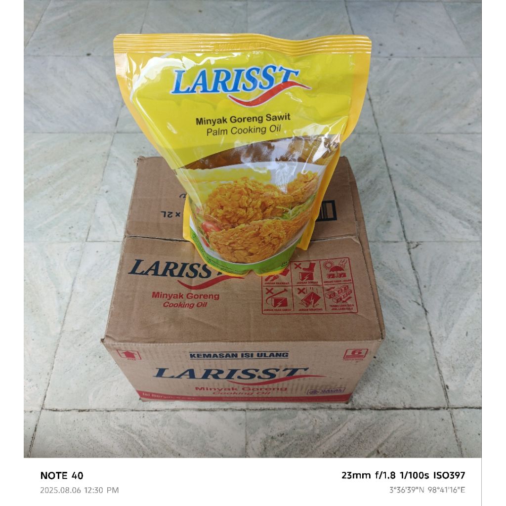 

LARISST ~ MINYAK GORENG 1 KARTON (2LXBKS)