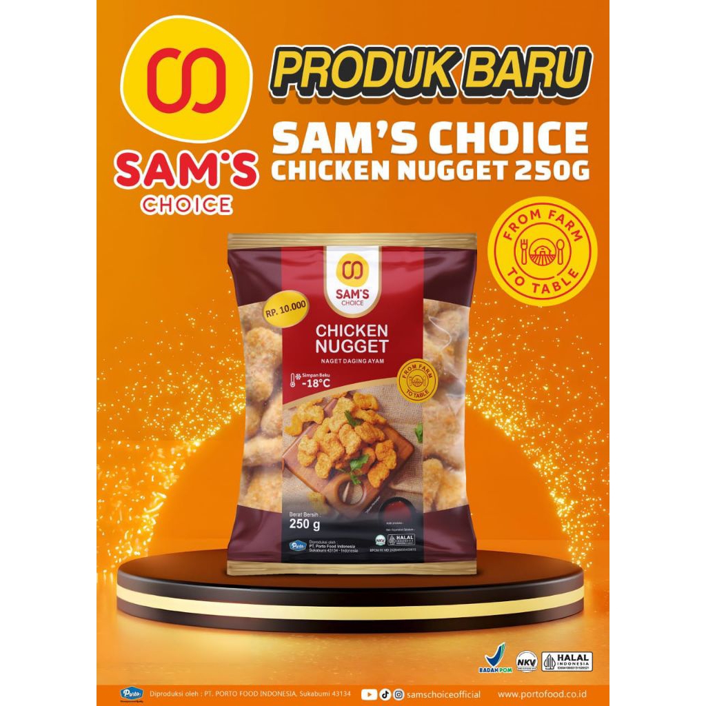 

Nugget Ayam Sam Choice 250 gram