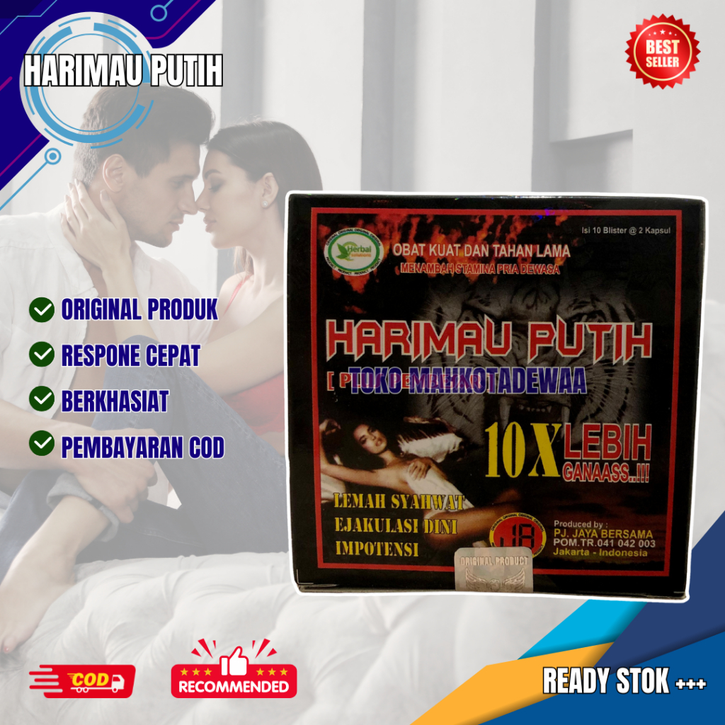 Kapsul Harimau Putih 10x Kuat & Tahan Lama