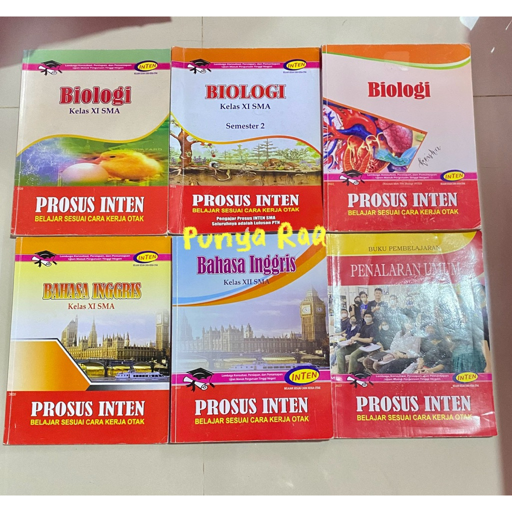 PRELOVED BUKU INTEN KELAS 11 & 12