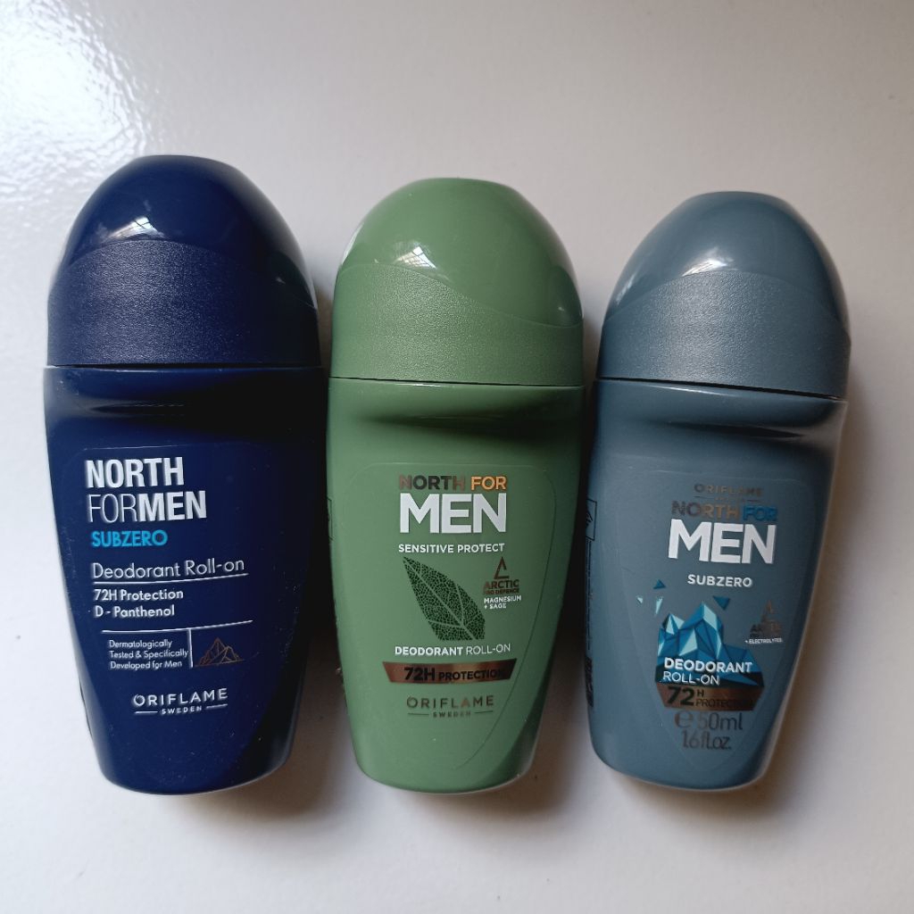 BARU North For Men Subzero Deodorant Roll On//North For Men Sensitive Deodorant Roll On