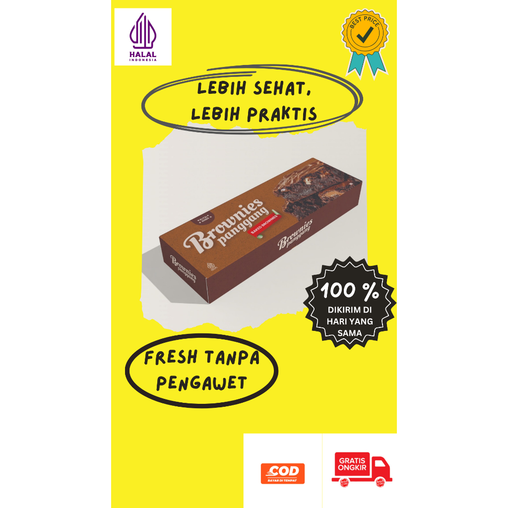 

brownies panggang | brownies kering | kue brownies panggang