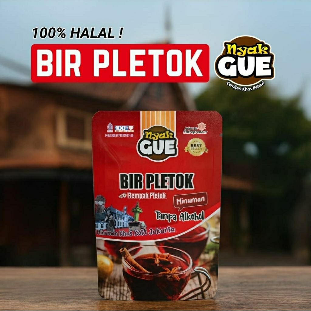 

Bir Pletok Nyak Gue Sachet 20g Halal – Minuman Rempah Betawi Premium | Oleh‑Oleh Jakarta