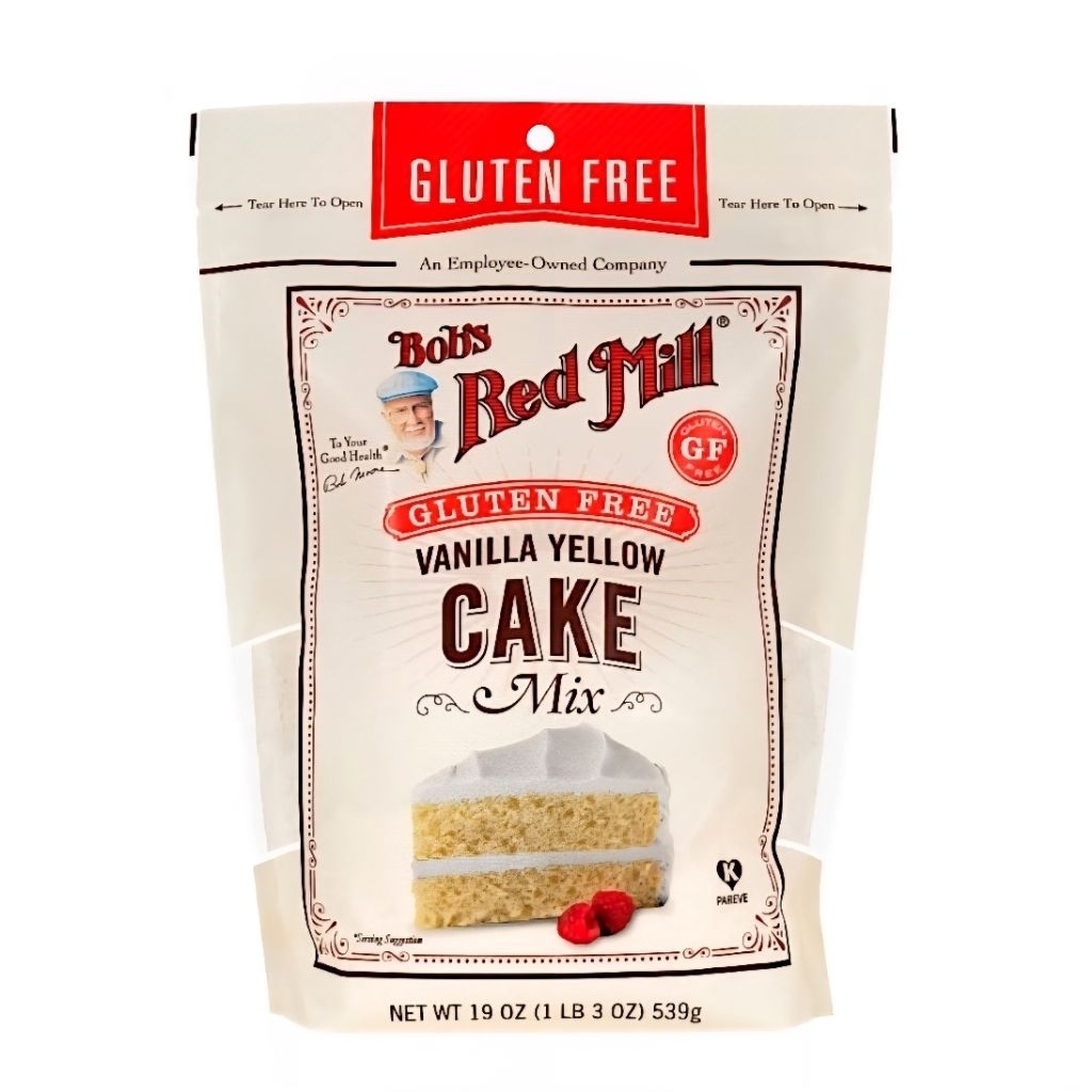 

Bob's Red Mill | VANILLA YELLOW CAKE - 539gr | Tepung Kue Premix GLUTEN FREE mpasi