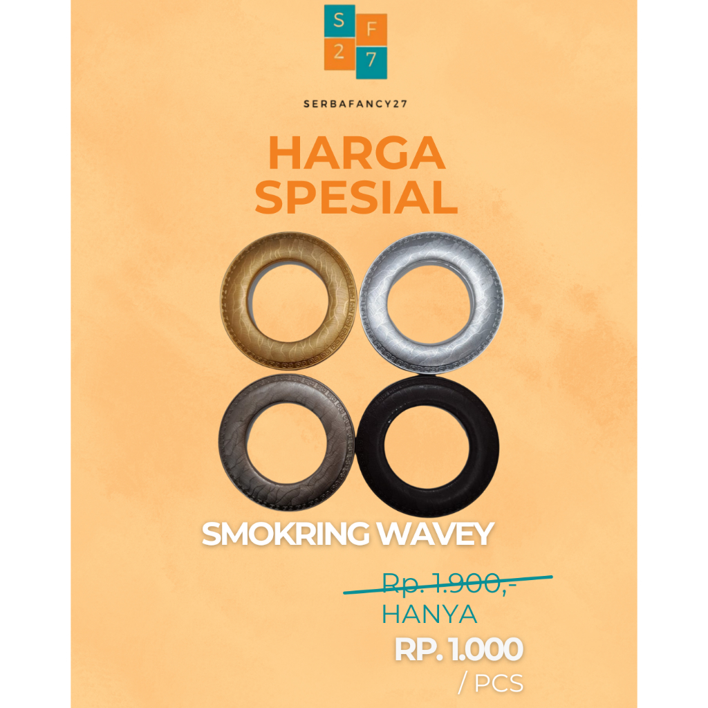 SMOKRING GORDEN / RING GORDEN MURAH- SMOKRING WAVEY