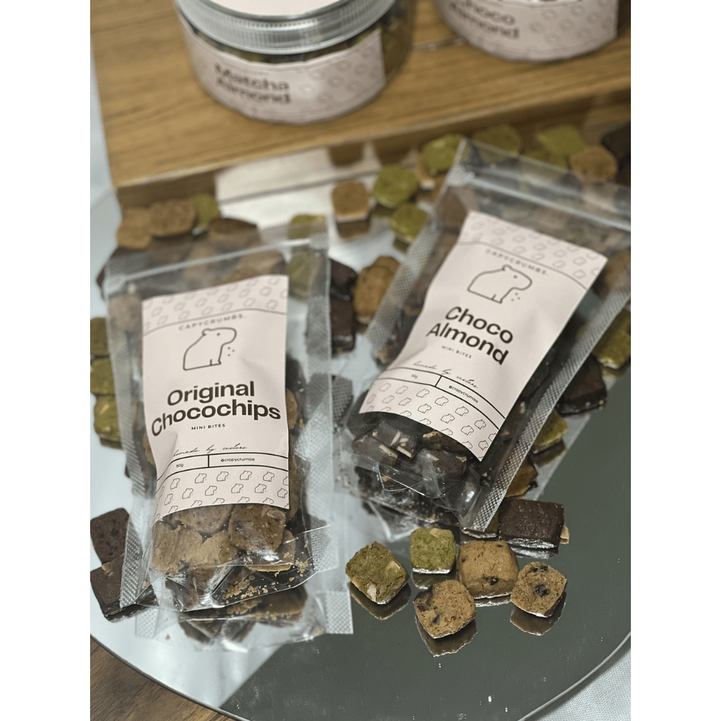 

CAPYCRUMBS Mini Cookie Bites Homemade Cookies ( 50 Gram Pocket Snack )