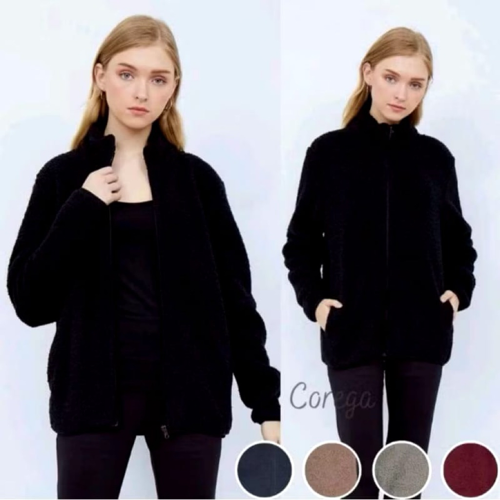 KAI  STL   Stretch Fleece Jacket  Jaket Polos Wanita Branded Original