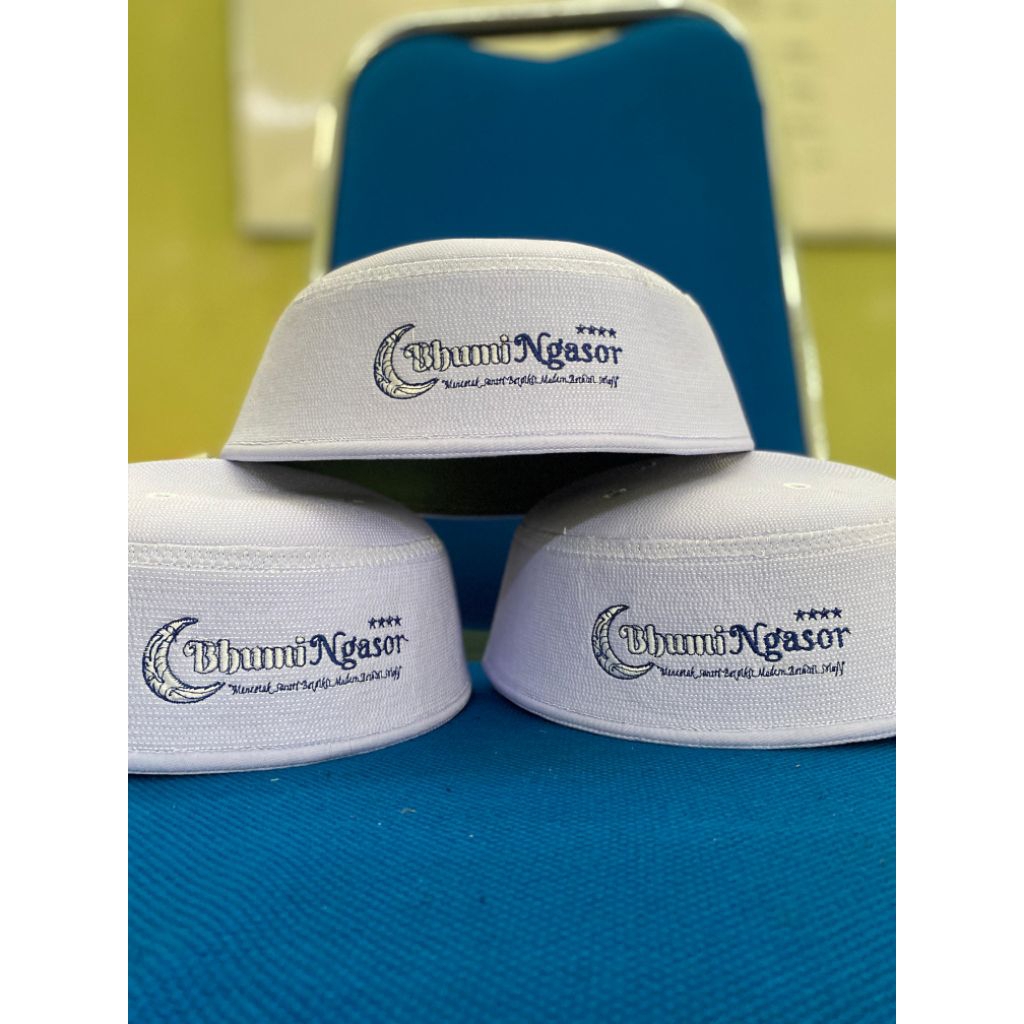 Peci Malaysia Custom | Premium / Kopyah Malaysia Custom / Custom Logo / Buat Logo Peci / peci seraga