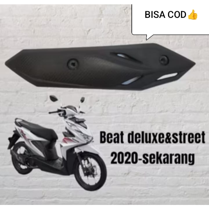 Cover tutup knalpot honda beat fi cover pelindung knalpot honda beat eco beat deluxe beat 2012