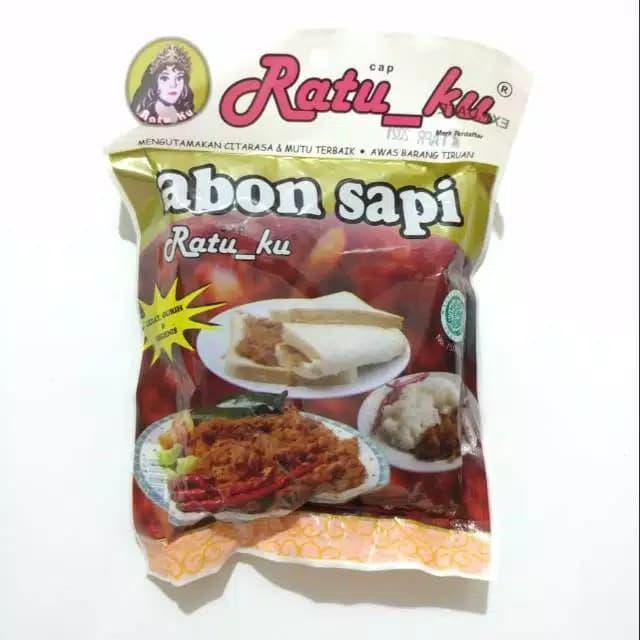 

Abon Sapi Cap Ratu_ku Premium Halal, 100 Gram Siap kirim