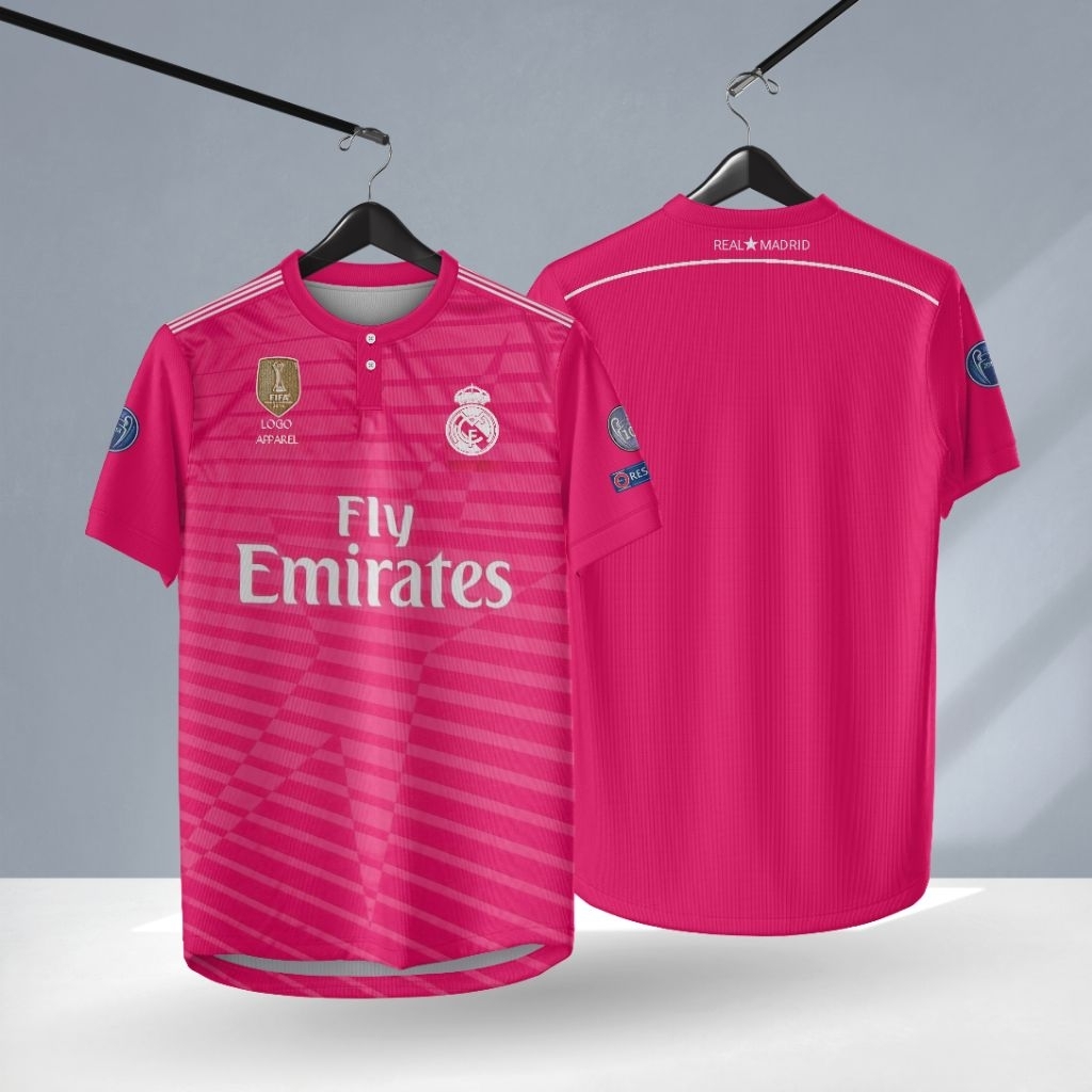 Jersey Bola Real Madrid Retro 2014 Away Full Printing