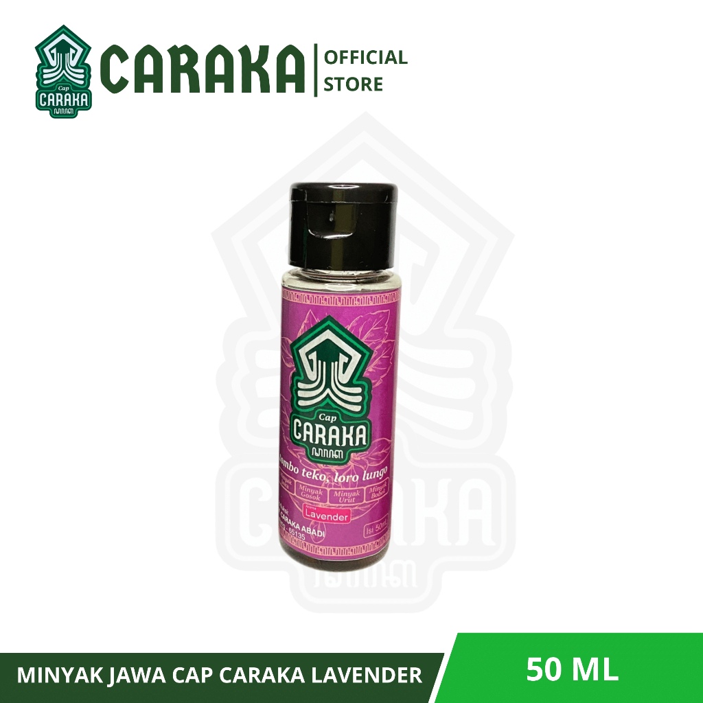 Minyak Gosok Cap Caraka Lavender 50ml