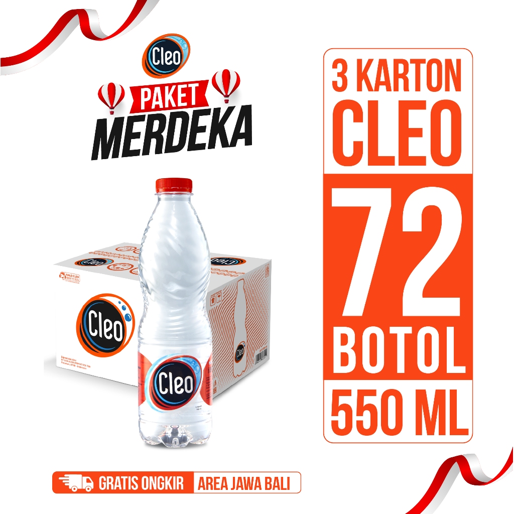 

Cleo Air Murni 550 3D 24pcs - Bundling Hemat 3 Karton