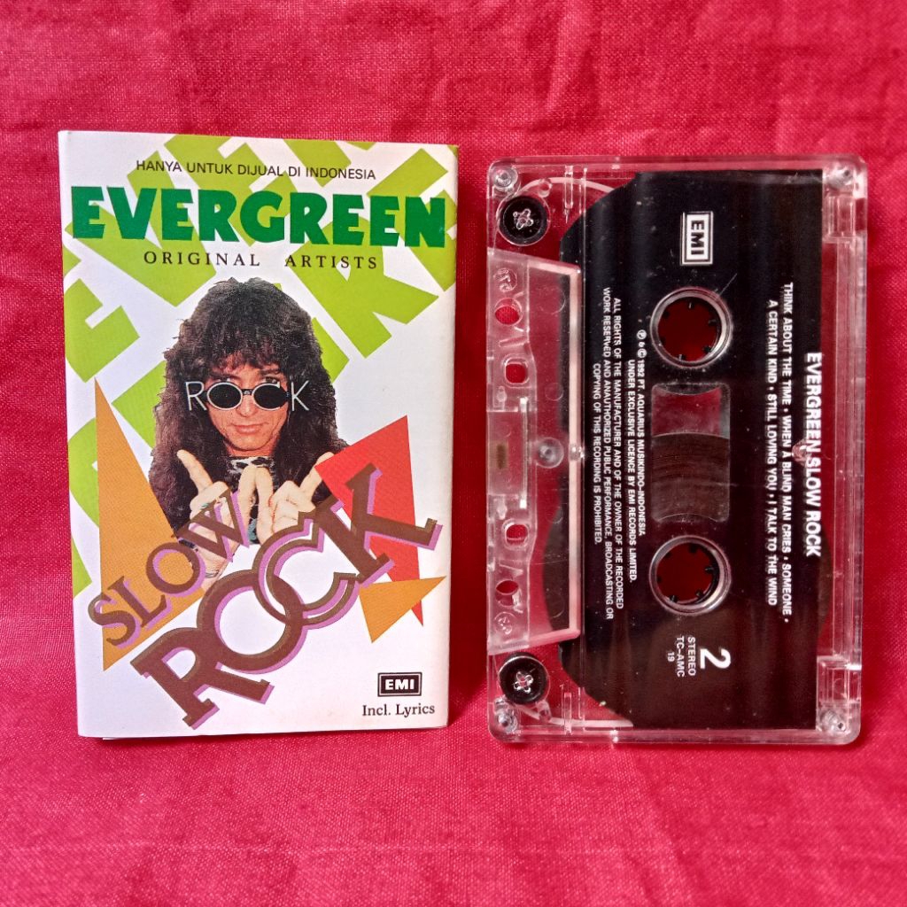 Kaset Pita Evergreen Slow Rock - The Animals King Crimson Scorpions etc
