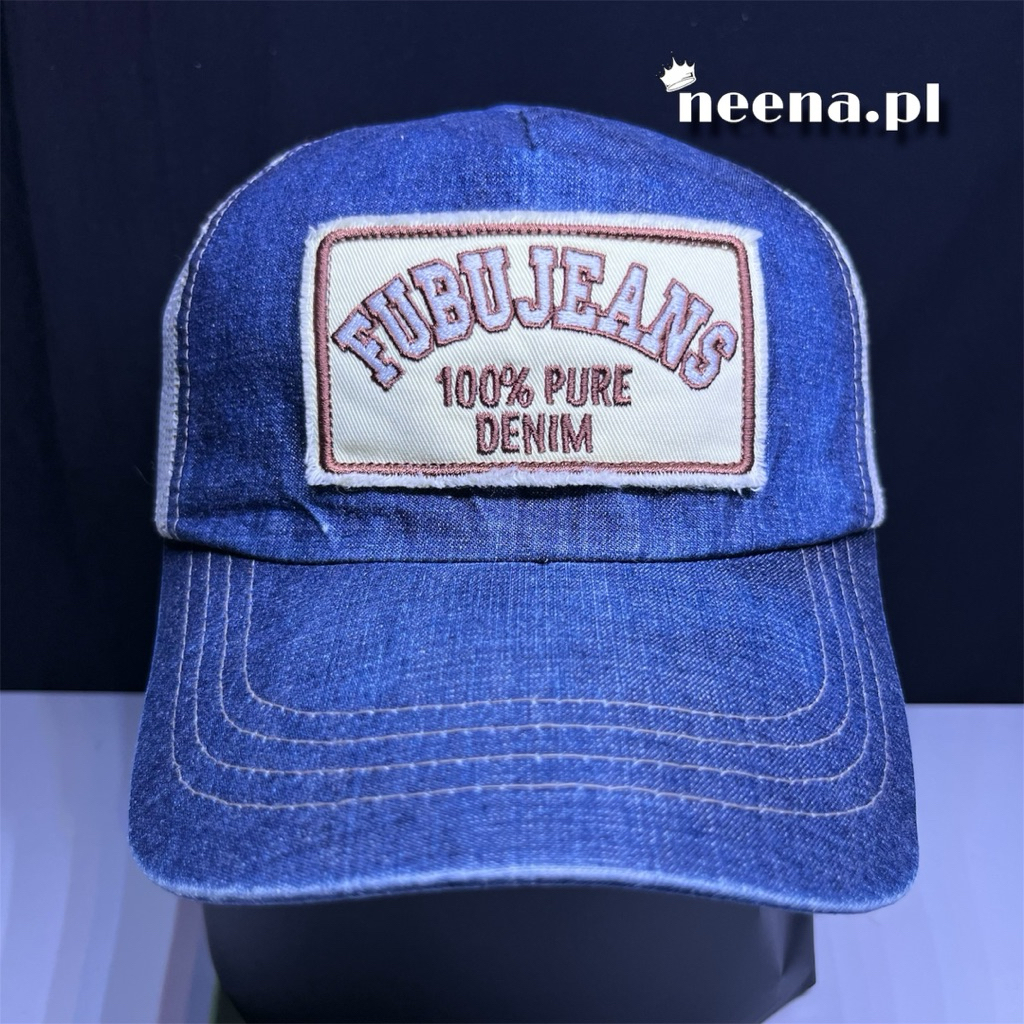 Topi Trucker Fubu Jeans Original / Topi Preloved Brand Fubu