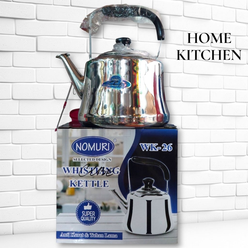 Ceret Stainless Steels NOMURI WK 26-28 cm Whistling Kettle
