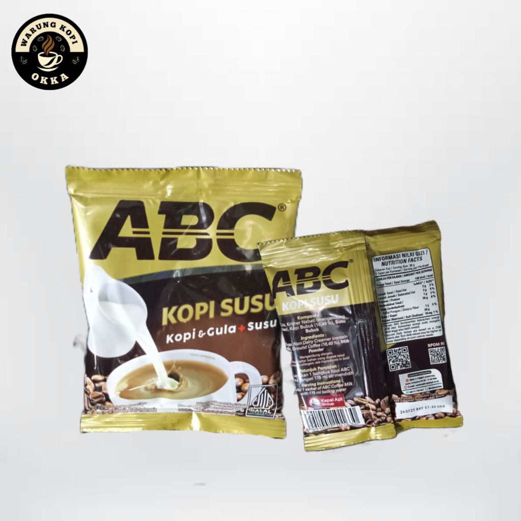

ABC KOPI SUSU 1 Renceng Isi 10 Sachet