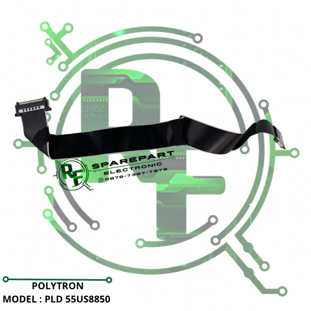 LVDS FLEKSIBLE MESIN TV LED POLYTRON PLD55US8850 PLD 55US8850