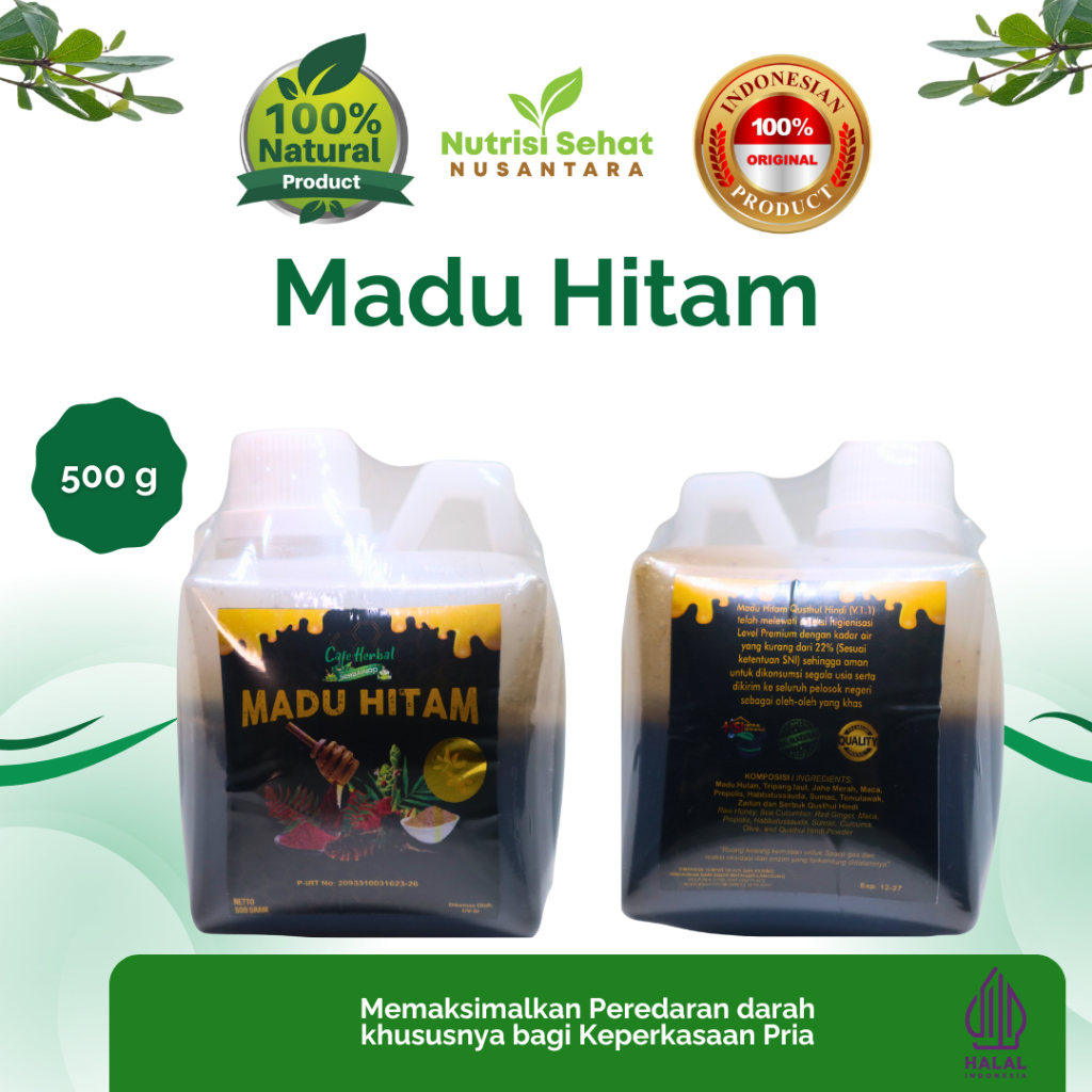 

Madu Hitam Pahit 500G – Herbal Alami untuk Kesuburan, Imunitas & Vitalitas Pria