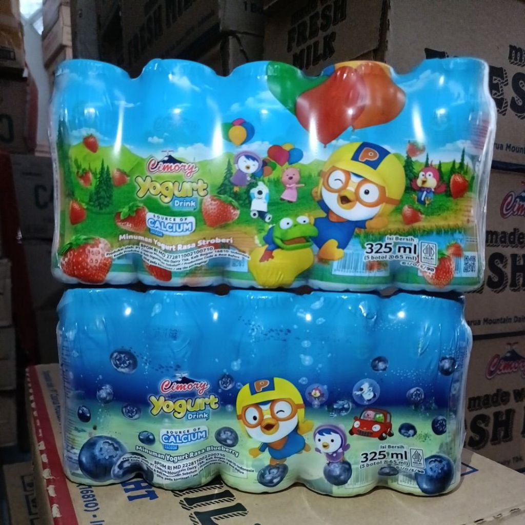 

Cimory tayo mini yogurt drink 65ml 1 pack isi 5 bisa ekspedisi reguler