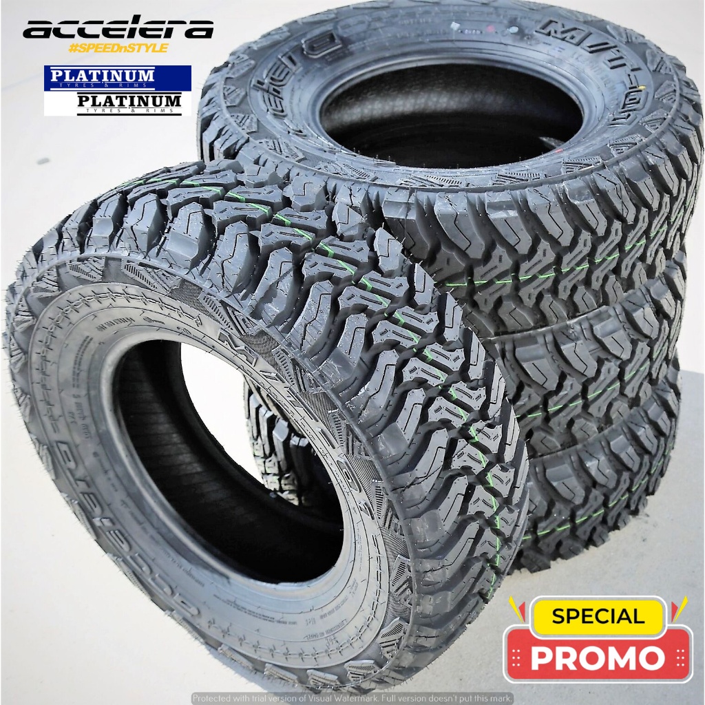 BAN MOBIL OFFROAD MERK ACCELERA M/T-01 235 75 R15 BAN PACUL TERLARIS 235 75 R15 M/T
