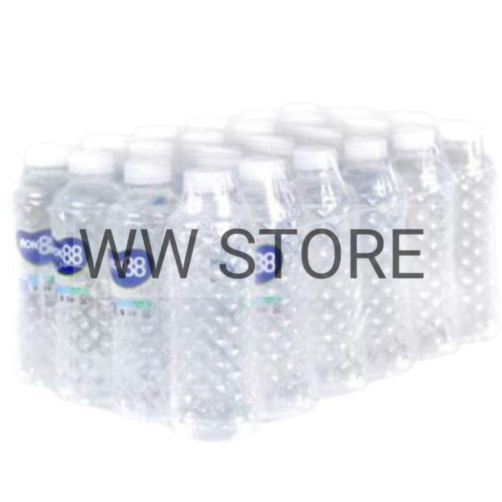 

Minuman Air Minum Dalam Kemasan halal MUI RON88 RON 88 botol plastik PET 24x380ml