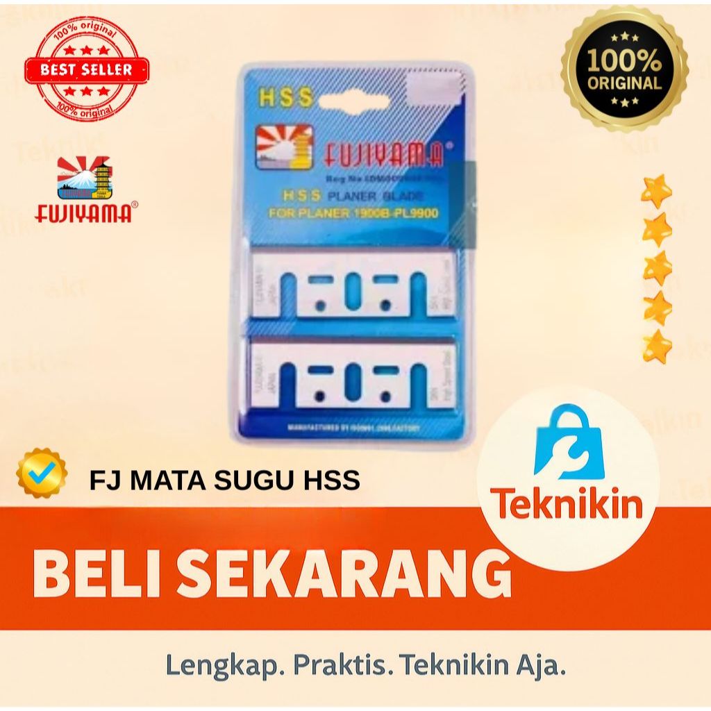 Mata Sugu Fujiyama HSS Mesin Pisau Serut Kayu Planer Blade