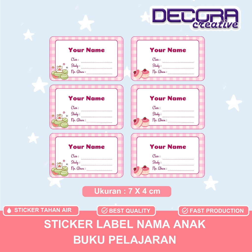 

BACA DESKRIPSI | STIKER LABEL NAMA ANAK BUKU PELAJARAN | STIKER MAPEL BAHAN CROMO