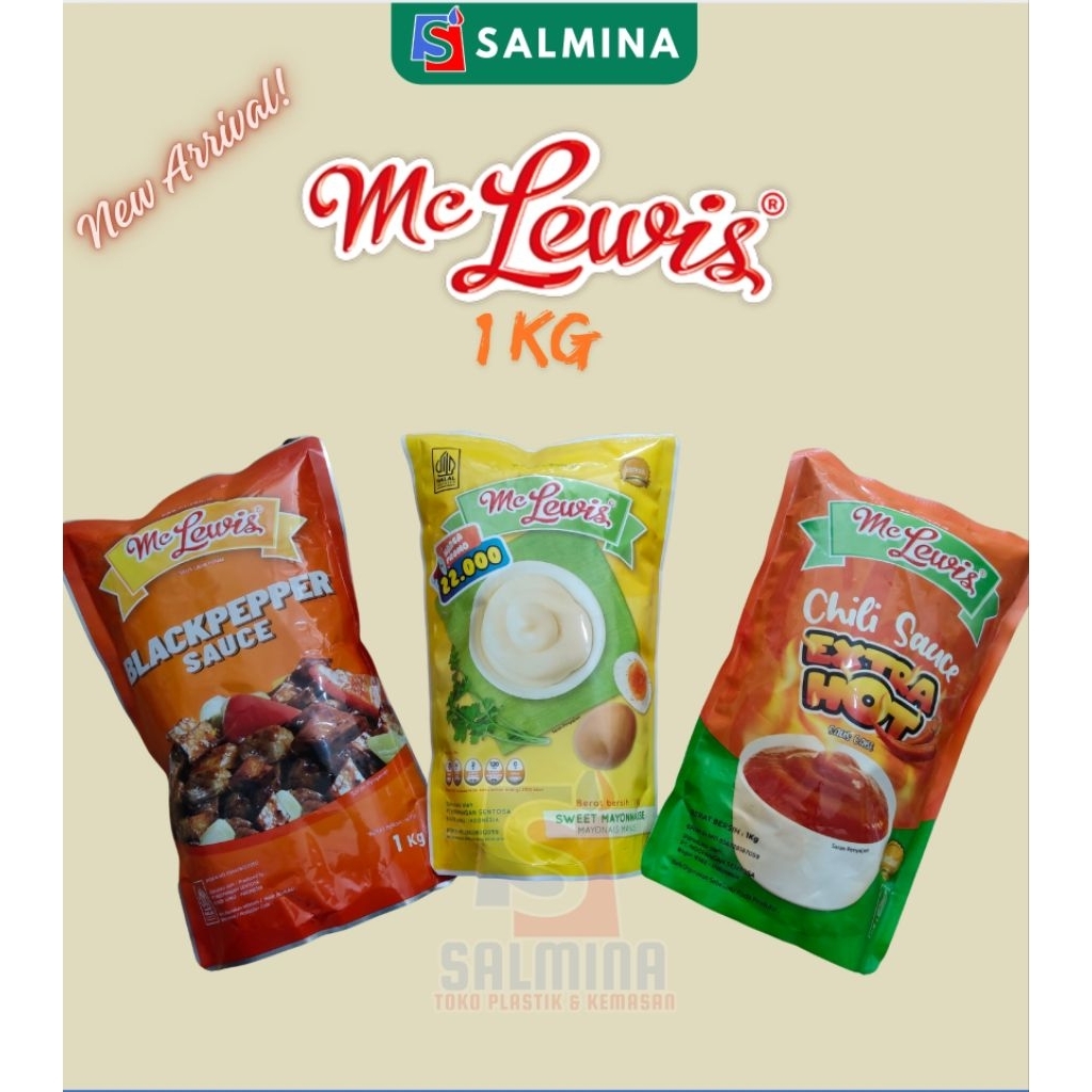 

Mc Lewis Sauce (1kg) (16 Varian Rasa)