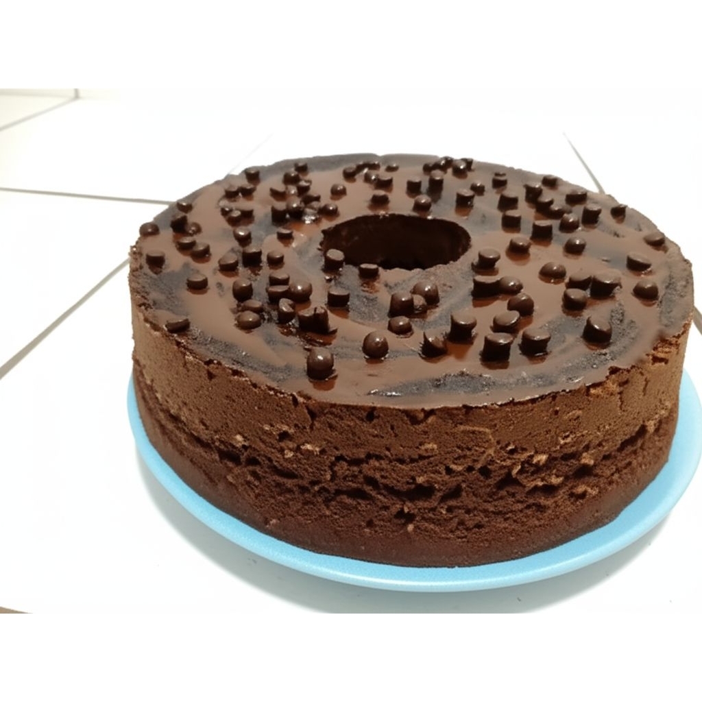 

Kue Bolu Cokelat Chocochip Homemade Enak