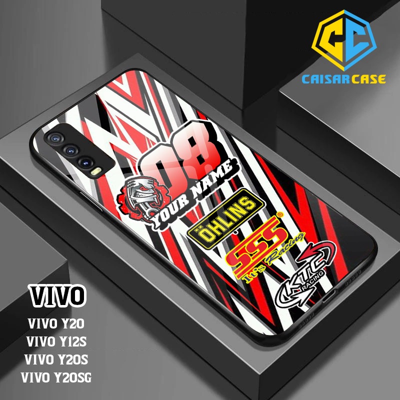Kaisar Case - Case Hp Racing  Vivo Y20 / Y20S / Y12S (2D02RC) Bisa Pakai Nama Dan Nomor Sesukamu Fas