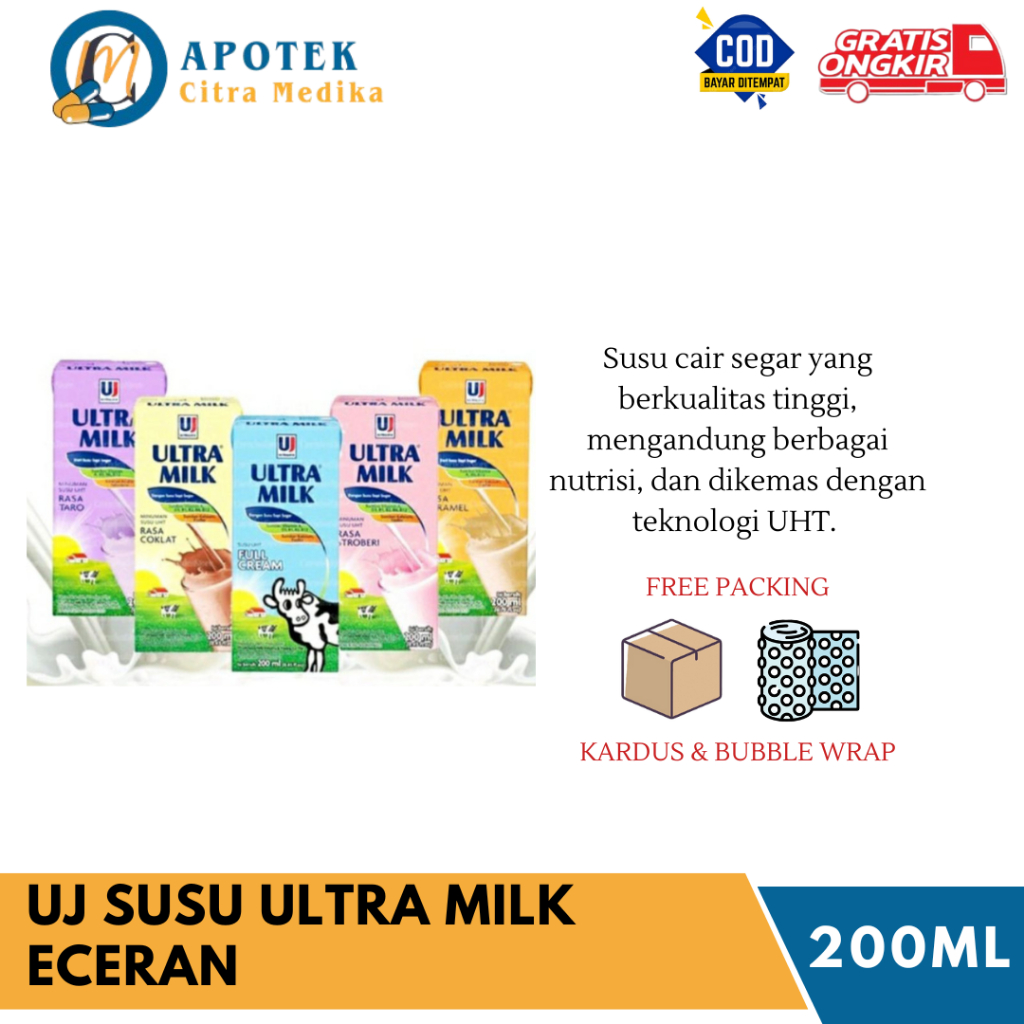 

UJ SUSU ULTRA MILK / - Susu UHT Berkualitas Tinggi