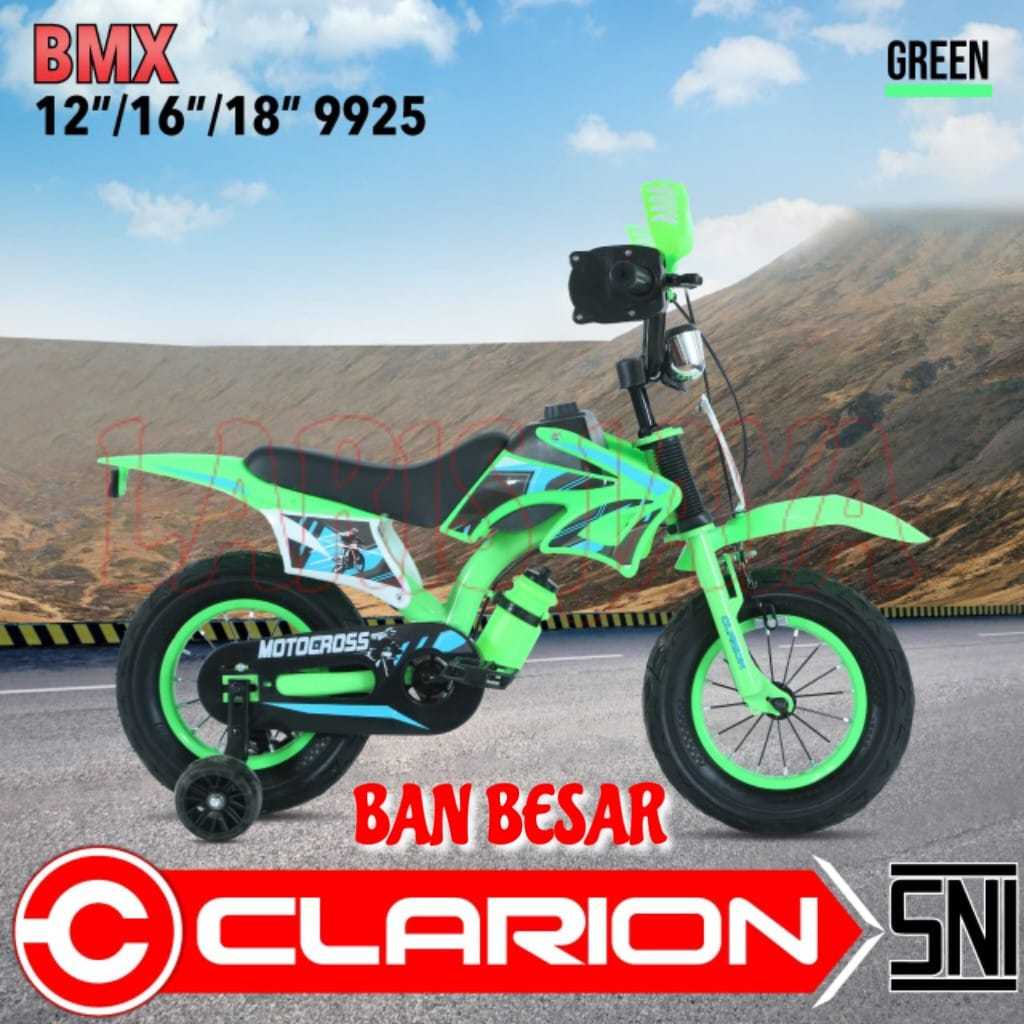 sepeda model motor trail 12 16 18 sepeda anak CLARION 9925 BAN BESAR SEPEPA MOTOR CROSS SEPEDA TRAIL